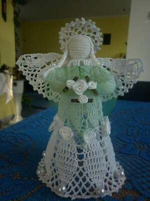 Novogodisnji Andjeli Heklanje Seme Christmas Decoration 24 